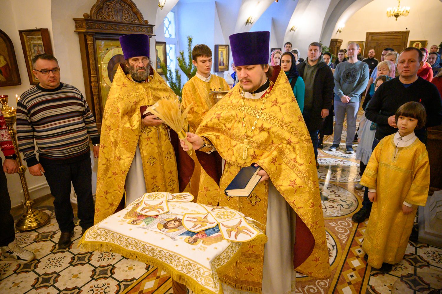 Литургия в Неделю 27-ю по Пятидесятнице, святых праотец