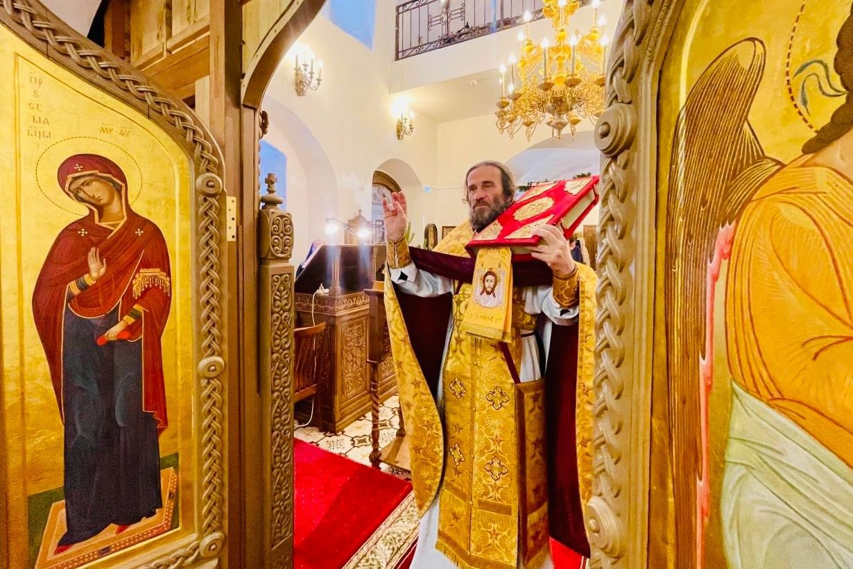 Божественная литургия в первый день нового года