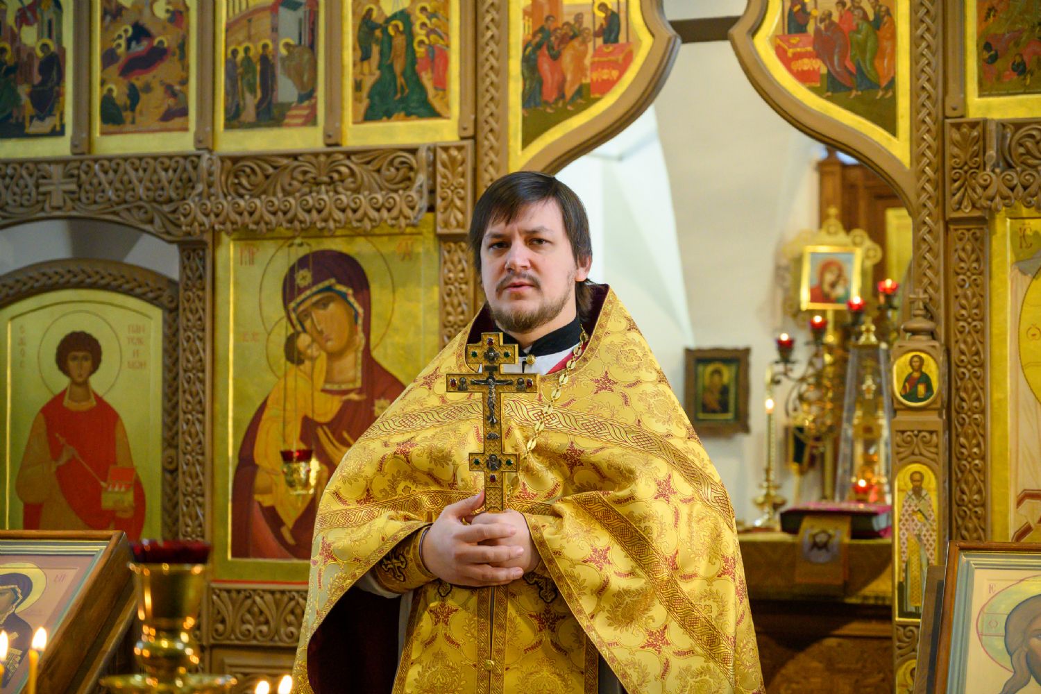 Божественная литургия в Неделю 28-ю по Пятидесятнице, пред Рождеством Христовым, святых отец