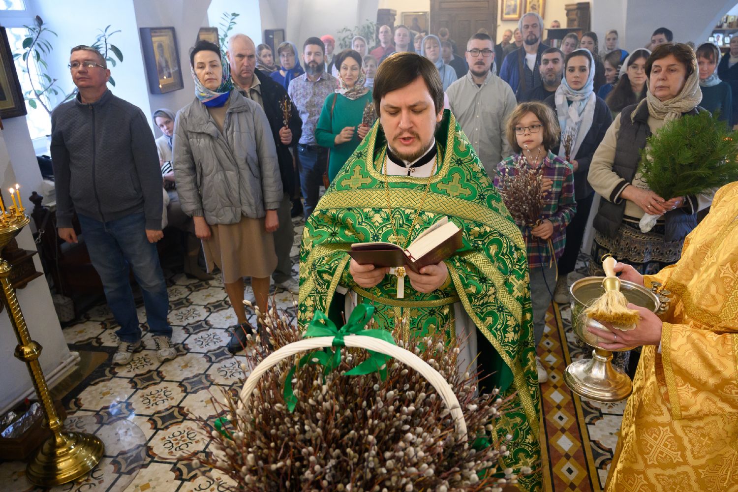 Литургия в праздник Входа Господня в Иерусалим