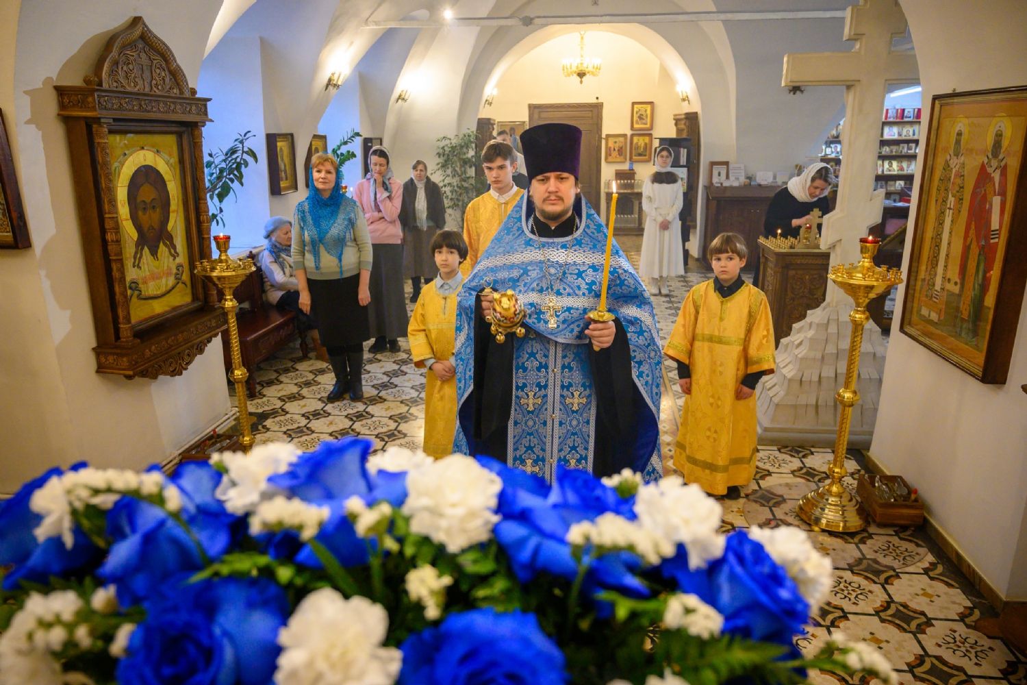 Всенощное бдение в канун Благовещения Пресвятой Богородицы