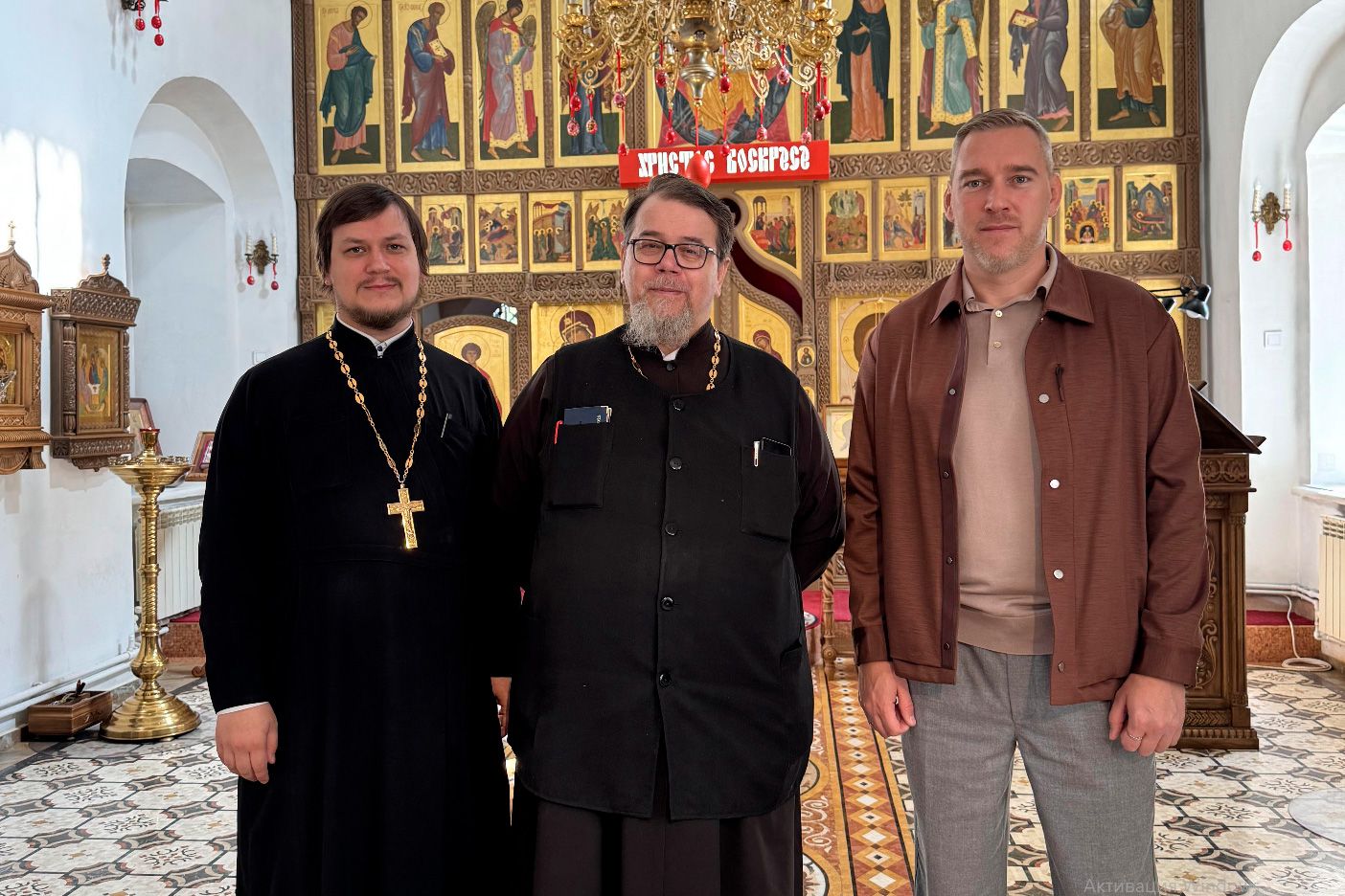 Наш храм посетил отец Константин Корепанов