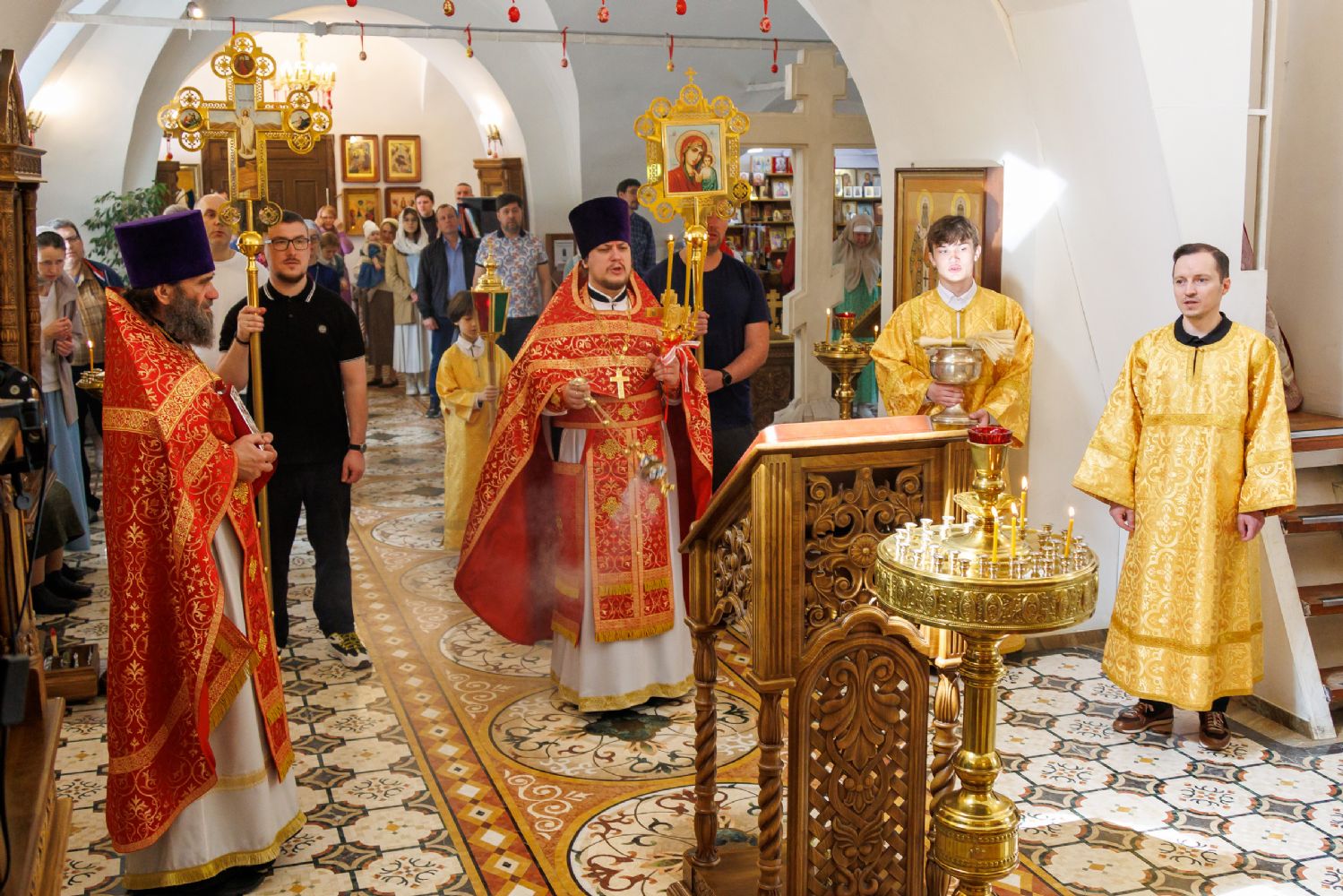 Литургия в Неделю 5-ю по Пасхе, о самаряныне