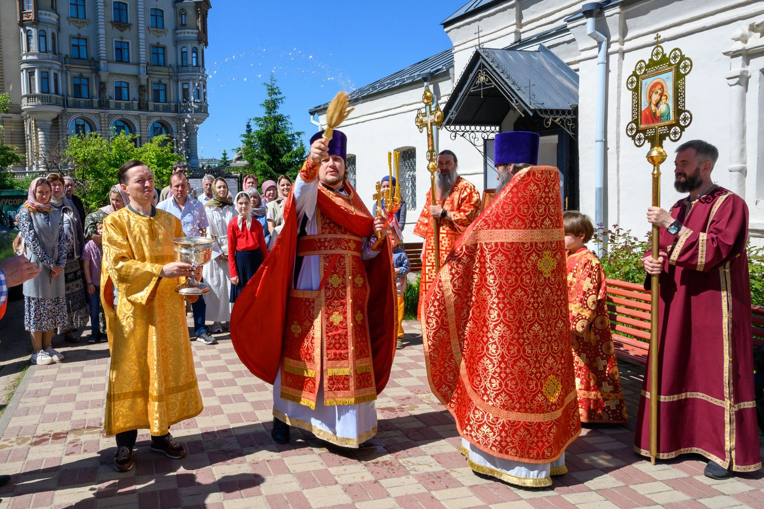 Литургия в Неделю 6-ю по Пасхе, о слепом